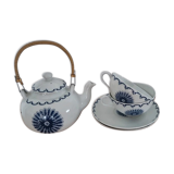 Giraud porcelain teapot and cup set