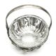Sugar bowl, postmodernism, silver-plated brass, HEFRA, Poland, 1970s