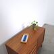 Teak sideboard met 4 lades en houten grepen, Bornhold