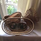 3 vintage baskets