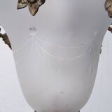 Napoleon iii chandelier in bronze and opaline