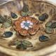 Cup, empty pocket, La Roue factory, Roland Zobel taste, enameled ceramic, Vallauris, decor