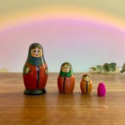 Lot of Russian dolls