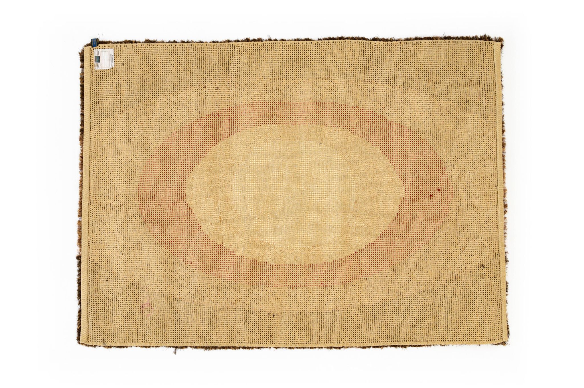 NOS Scandinavian design viscose rya rug by Axeco Svenska AB. 199 x 144 cm = 78 x 57 in