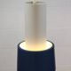 Old Danish design lamp in white/gray and blue colours - Denmark 60's