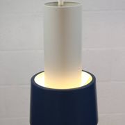 Old Danish design lamp in white/gray and blue colours - Denmark 60's