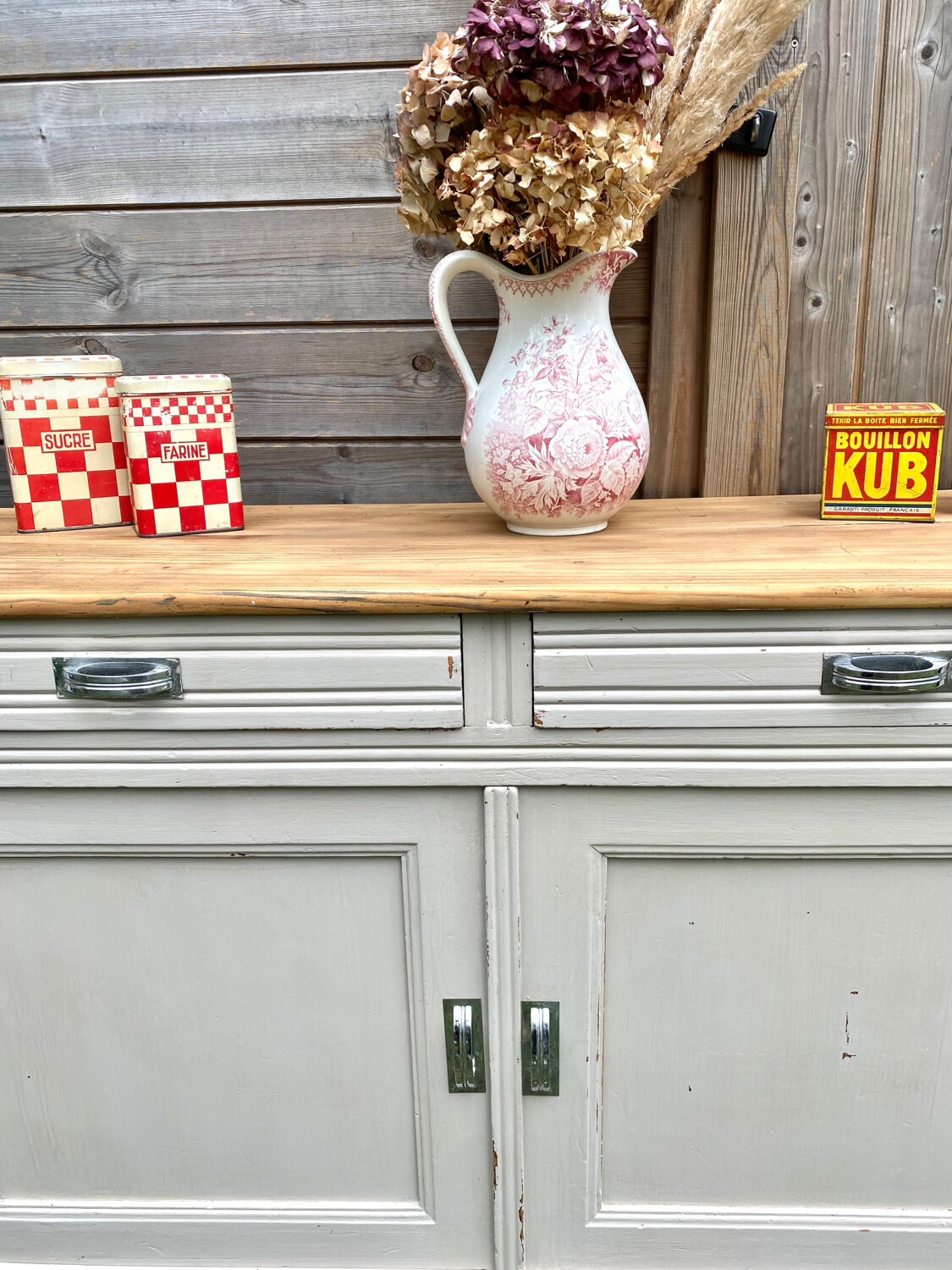 Parisian sideboard vintage counter 133cm
