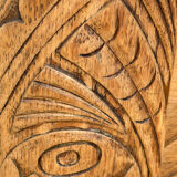 Art Deco buffet in raw and solid oak, 1935.