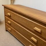 restored oak chest of drawers