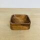 60s teak pocket emptier, square