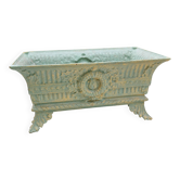 Vasque pot ancien fonte 1900 xixème style Médicis jardinière