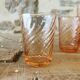 6 Rosaline glasses, vintage Arcoroc