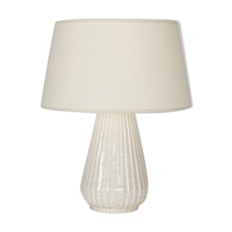 Lampe art déco en céramique craquelée circa 1930