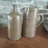 Sandstone vase and pitcher