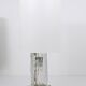 Pair of large glass ice table lamps by J.T. Kalmar "Frankenberg" with illuminated base.