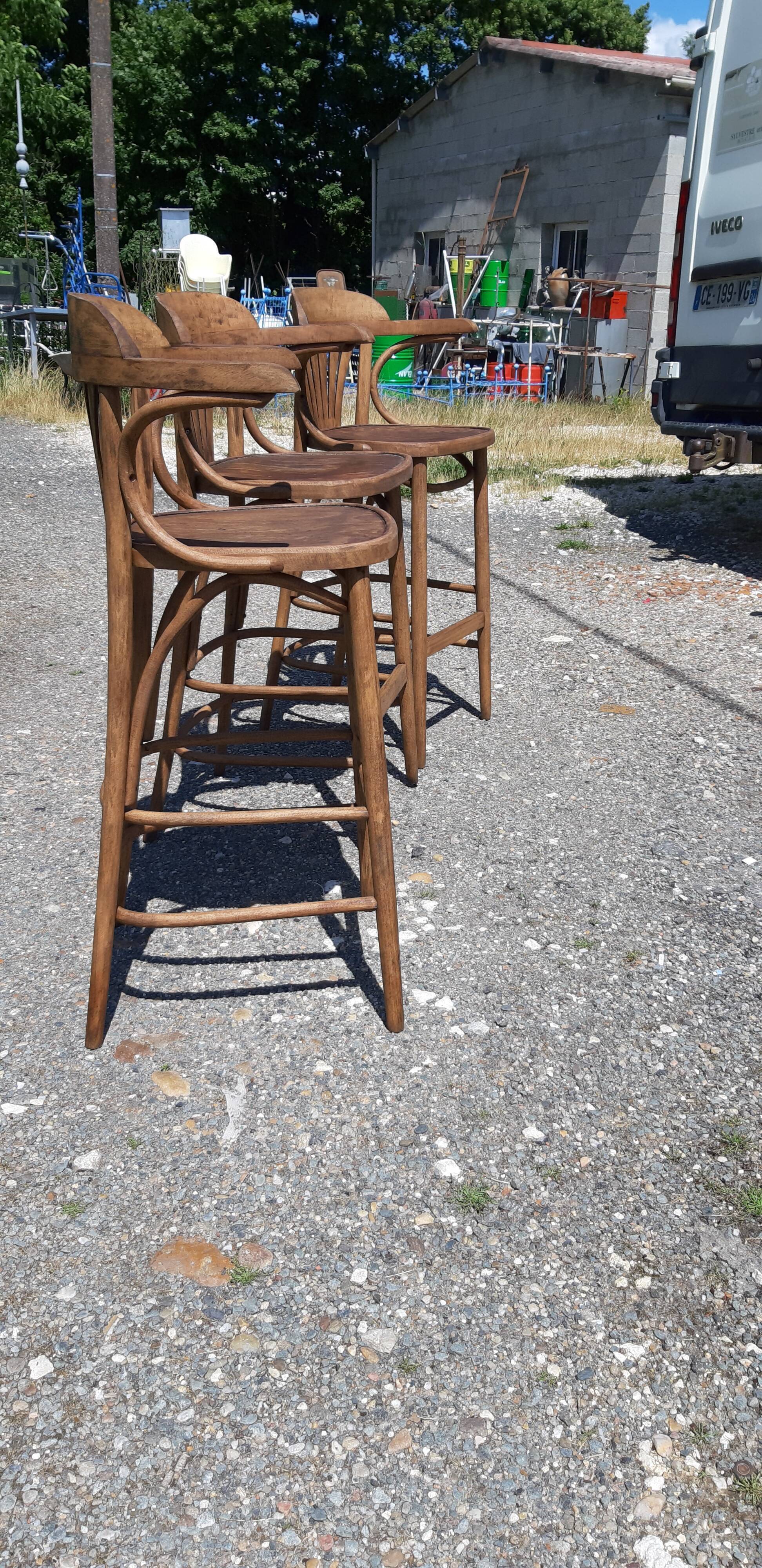 Thonet stools from the 30s Czechoslovakia