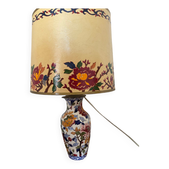 Gien porcelain lamp