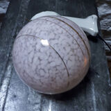 Clichy glass ball sconce