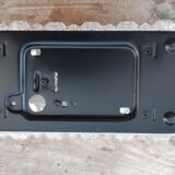 Erco chiseled glass wall sconce 1960