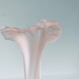 Pink Murano corolla vase