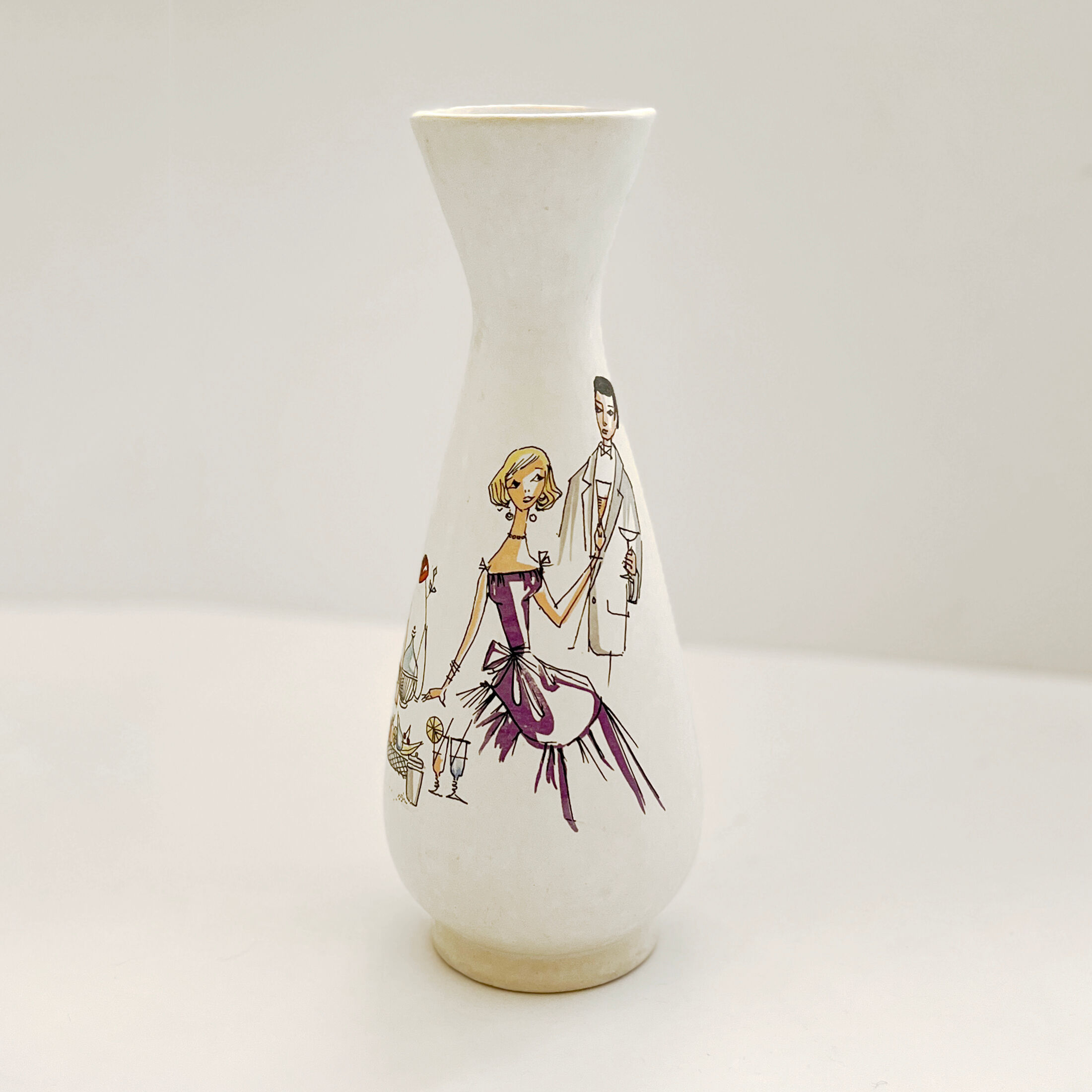 Interesting Bay Keramik ceramic vase, Germany 1970s