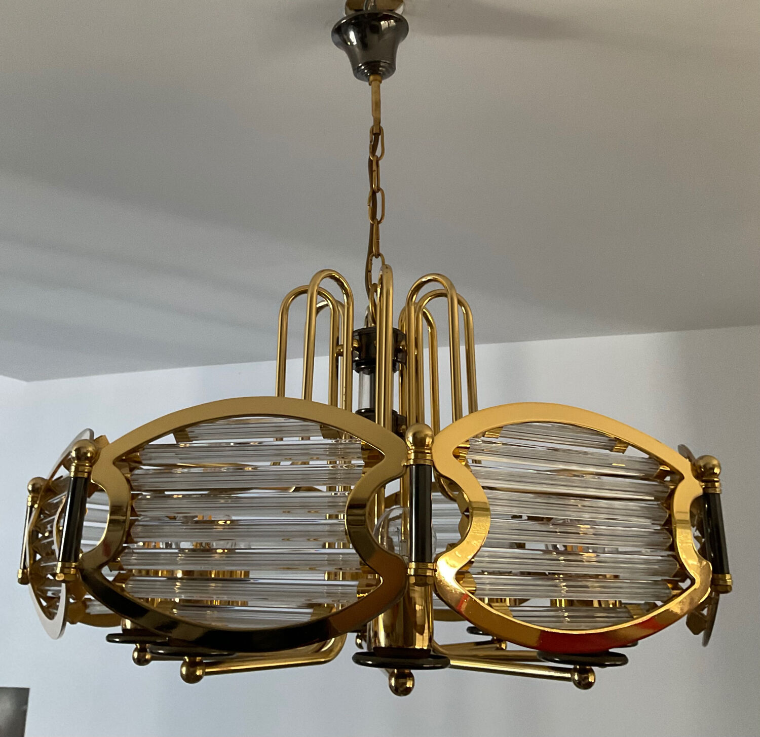 Vintage Bakalowits & Söhne chandelier from the 70s