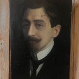 Oil on canvas portrait 19th