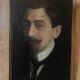 Oil on canvas portrait 19th