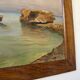 Framed oil painting fisherman L. Garcin