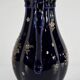 Midnight blue earthenware vase, "fives lille" - early twentieth century