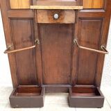 Art Deco Coat Rack in Walnut Burl