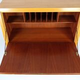Vintage secretary desk cabinet Rüster 60s 70s midcentury