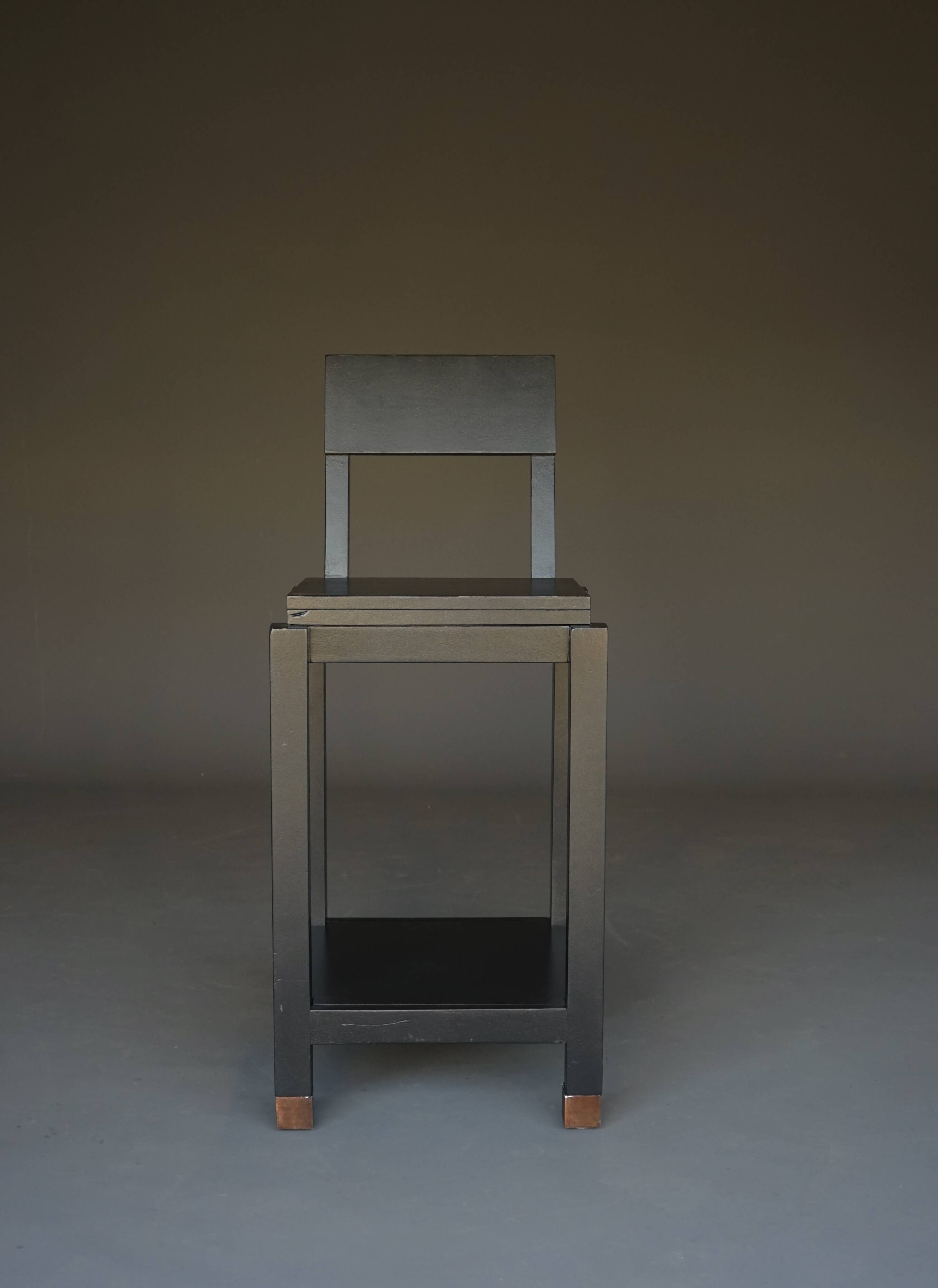 Tabouret haut de Pepijn Fabius Clovid, années 2020.