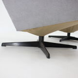 1970's Pair of Vintage Swivel Armchairs, Czechoslovakia