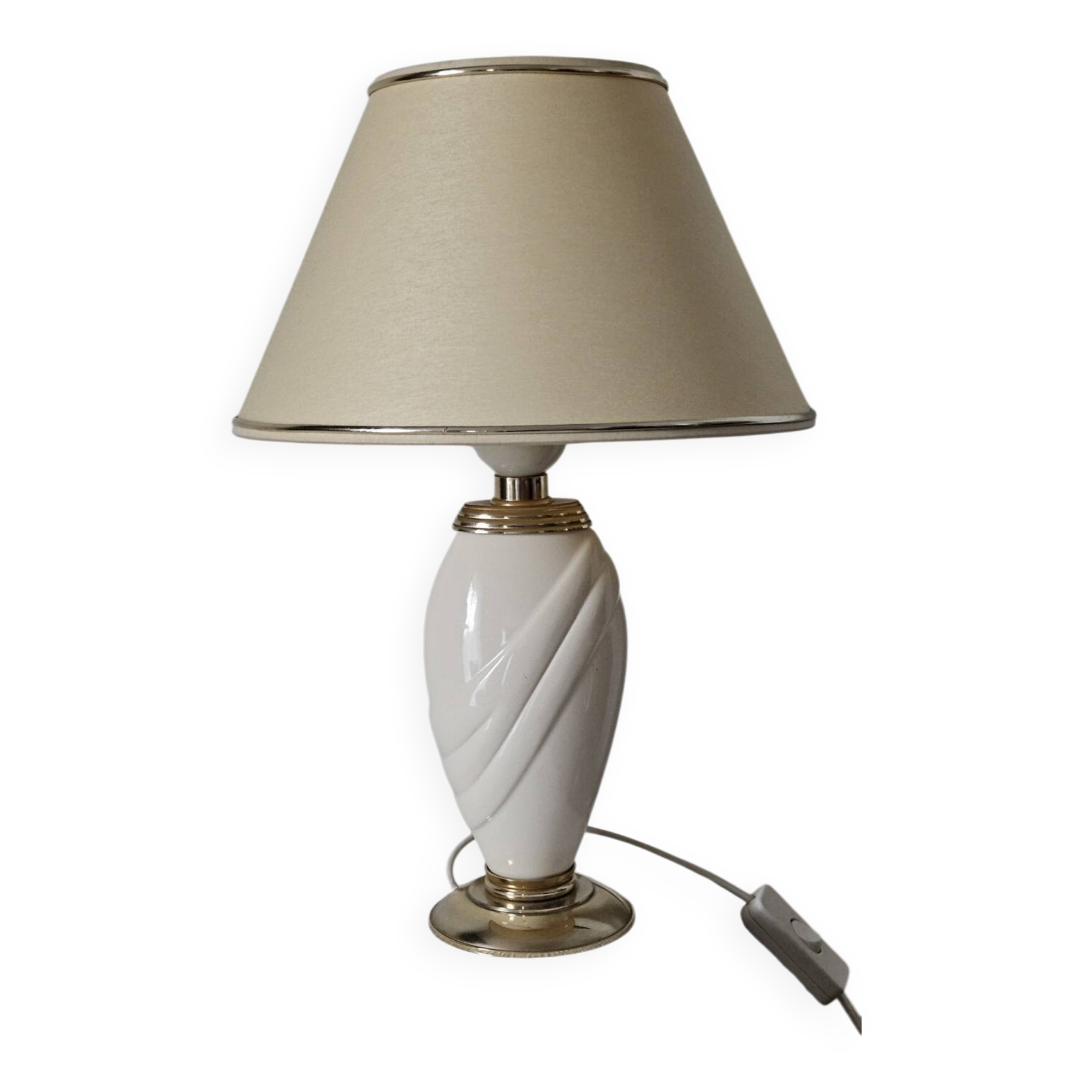 Vintage bedside lamp by Robert de Schuytener