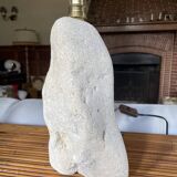 Raw stone lamp
