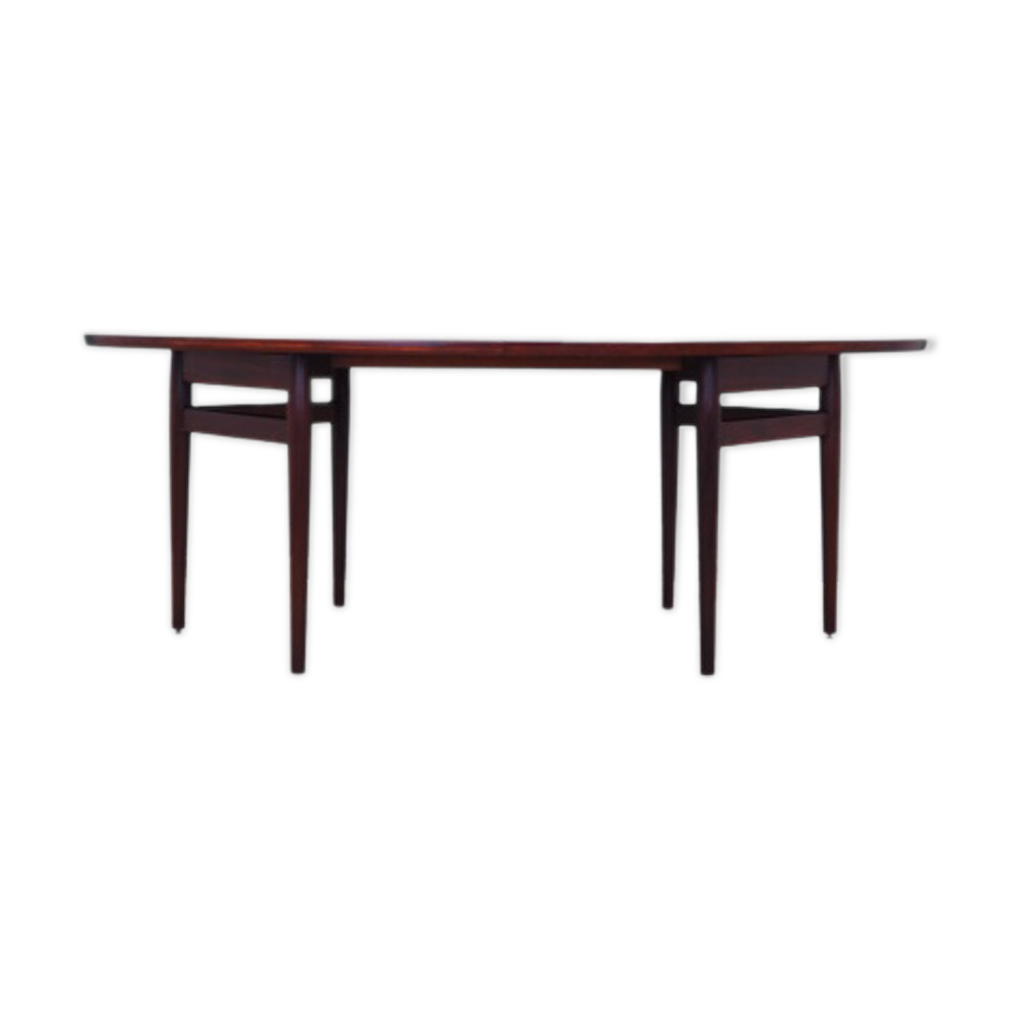 Table ovale en palissandre d'Arne Vodder, Sibast 1950