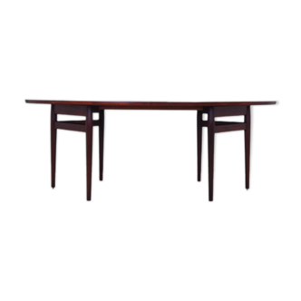 Table ovale en palissandre d'Arne Vodder, Sibast 1950