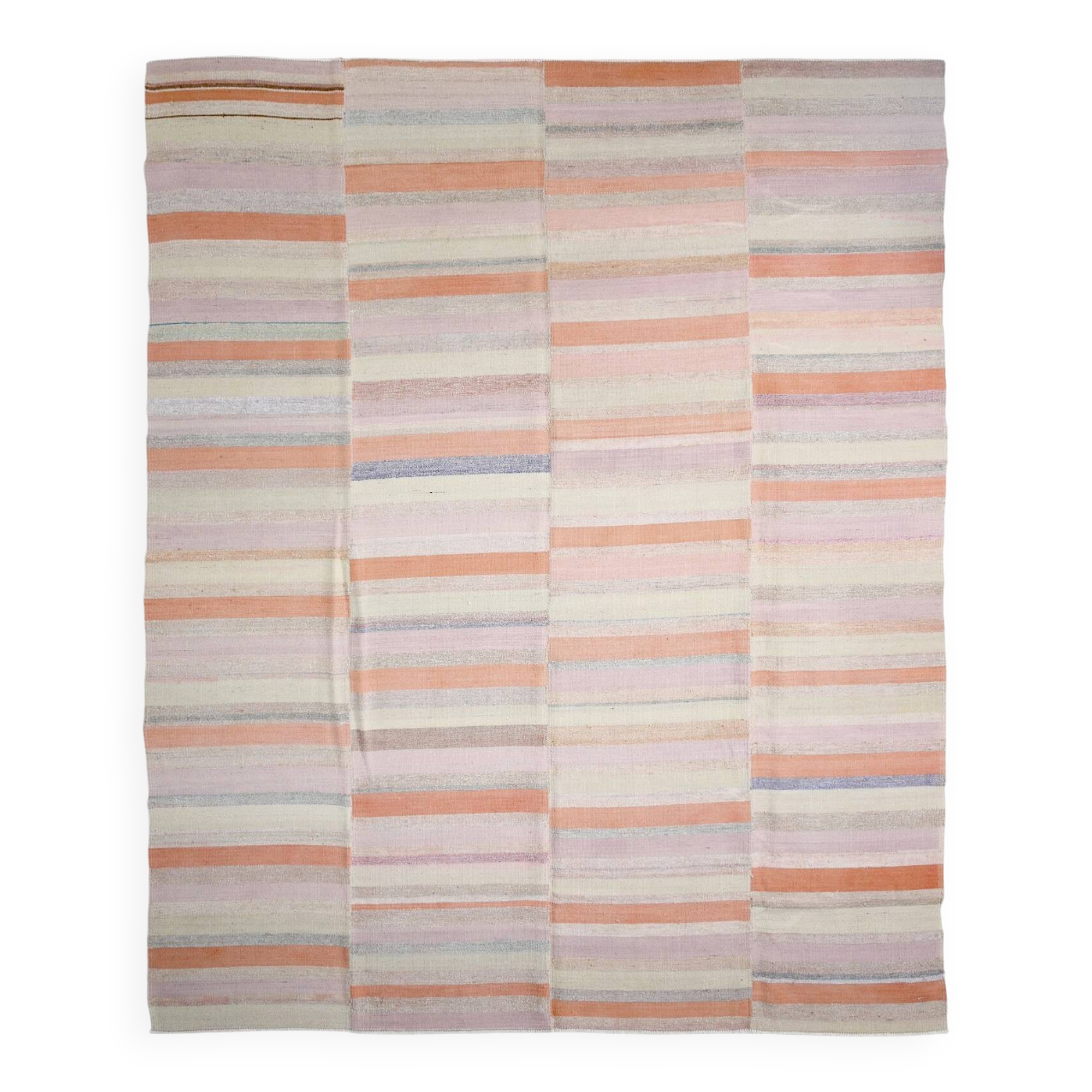 Mid Century Modern Large Vintage Kilim Rug, 306x369Cm