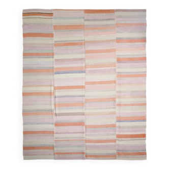 Mid Century Modern Large Vintage Kilim Rug, 306x369Cm