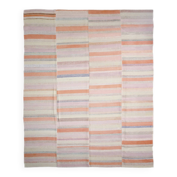 Mid Century Modern Large Vintage Kilim Rug, 306x369Cm