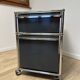 USM Haller wheeled cabinet in Anthracite Grey