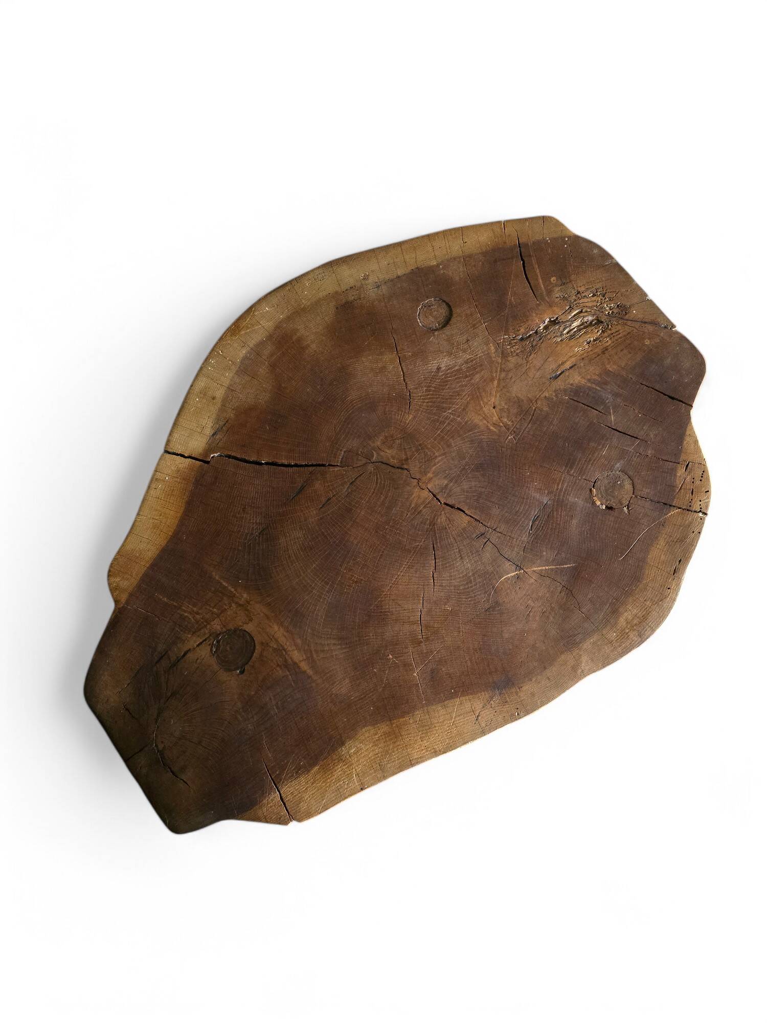 Natural solid wood coffee table