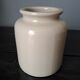 Glazed stoneware mustard pot