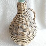 Demijohn with wicker