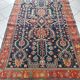 Ancien tapis persan noué main décor arbre de vie 230x140cm