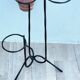 Vintage geometric steel plant holder