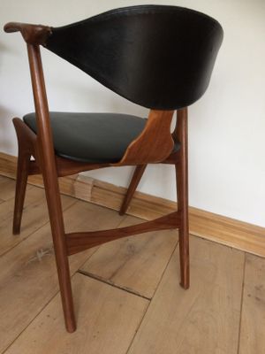 Cow hoorn chair by Louis Van Teeffelen for Awa 1950's