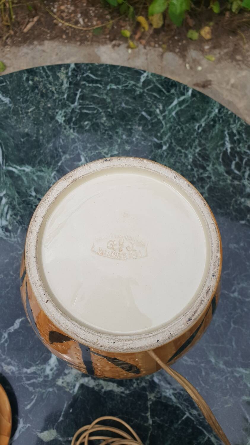 Vallauris ceramic lamp, 1950