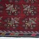 7x10 Kilim Wine Red Turkish Kilim Rug, 218x311Cm
